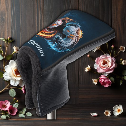 元素調和、イン、自然のヤン。 ゴルフヘッドカバー