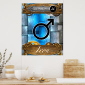 元素鉄原子番号#26ポスター ポスター (キッチン)