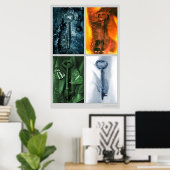 元素鍵 ポスター (ホームオフィス)