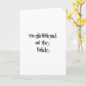 元花嫁ガールフレンド カード (黄色い花)