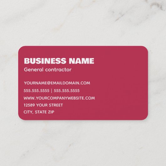 元請負人 名刺 (裏面)