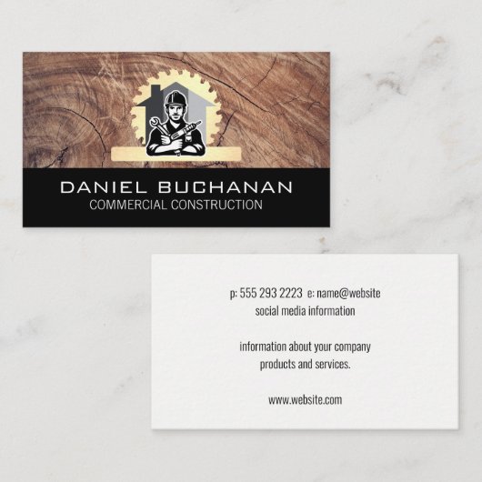 元請負人 | 大工 名刺 (正面/裏面)