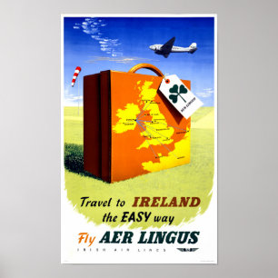 元通りになるアイルランドのヴィンテージ旅行ポスター ポスター