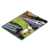 元通りになるスイス連邦共和国のヴィンテージ旅行ポスター ノートブック (左側)