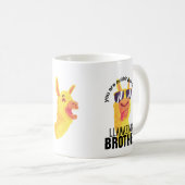 兄おもしろい君は驚くばかりだ コーヒーマグカップ (正面右)