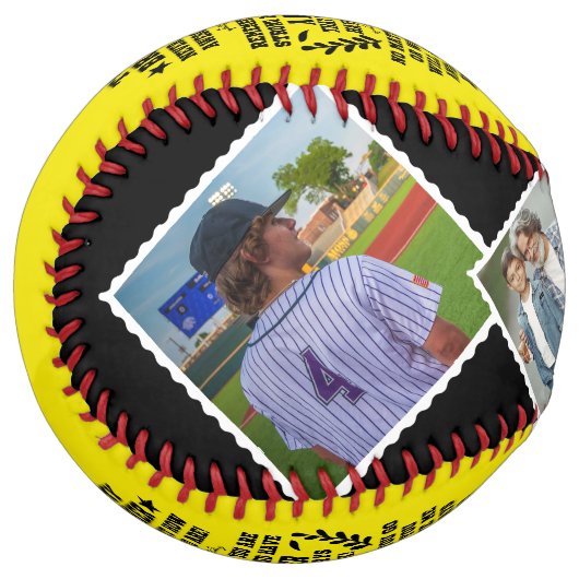 兄からの贈り物に写真カスタムで ソフトボール (正面左)