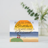 兄がいるから友達は常にいる ポストカード (スタンド正面)