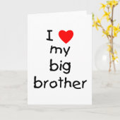 兄が大好き カード (黄色い花)