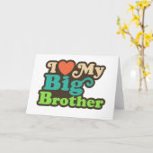 兄が大好き カード (黄色い花)