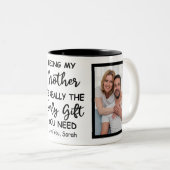 兄さんがお前に必要な唯一の贈り物だ ツートーンマグカップ (正面右)