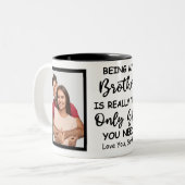 兄さんがお前に必要な唯一の贈り物だ ツートーンマグカップ (正面左)