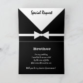 兄さん - 特別な依頼 - ウェディングで僕のジュニアグルームズマンになってくれ 招待状 (内部)