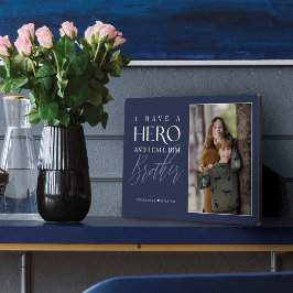 兄と呼ぶヒーローがいる フォトメモリー フォトプラーク