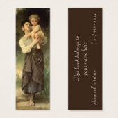 『兄と妹』ウィリアム・アドルフ・ブグルーによる (正面&裏面)