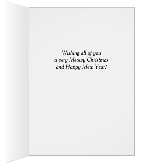 兄と彼の家族の猫のためのミオウィクリスマス (内側 (右))