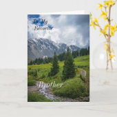 兄に折りお気に入りの畳んだグリーティングカード カード (黄色い花)