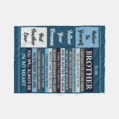 兄に フリースブランケット (正面(横))