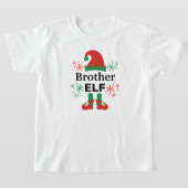 兄のエルフの少年 白 Tシャツ (レイダウン)