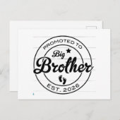 兄のシャツは兄のシャツに昇進した。 ポストカード (正面/裏面)