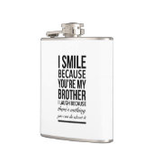 兄のスマイルおもしろいプレゼント兄ビッグブロ フラスク (左)