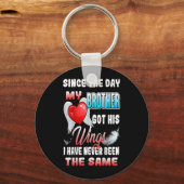 兄の命の贈り物を愛する心の中で キーホルダー (正面)