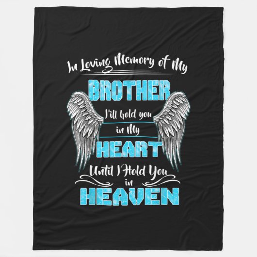 兄の思い出を愛して君を私の中に閉じ込める フリースブランケット (正面)