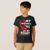 兄の戦いは俺の戦い血がんで Tシャツ (正面フル)