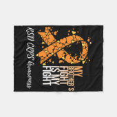 兄の戦いは私の戦いRsd Crps認識度 フリースブランケット (正面(横))