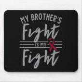 兄の戦いは鎌状赤血球貧血の戦いだ マウスパッド (正面)