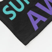 兄の翼がハート自殺認識度Rをカバー フリースブランケット (角)