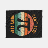 兄の自閉症を感動的支持する フリースブランケット (正面(横))