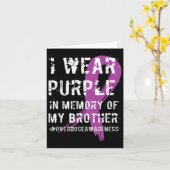 兄の記憶 オーバードース認識の紫 カード (黄色い花)