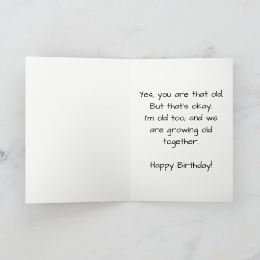 兄の誕生日 カード (内部)