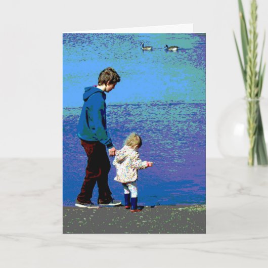 兄の誕生日 カード (正面)