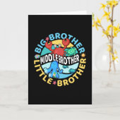 兄は兄と弟 カード (黄色い花)