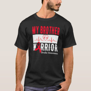 兄は戦士認識度脳卒中Su Tシャツ