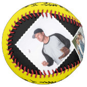 兄または友人からの弟の贈り物へ&写真 ソフトボール (正面左)