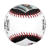 兄または友人からの弟の贈り物へ&写真 野球ボール (裏面)