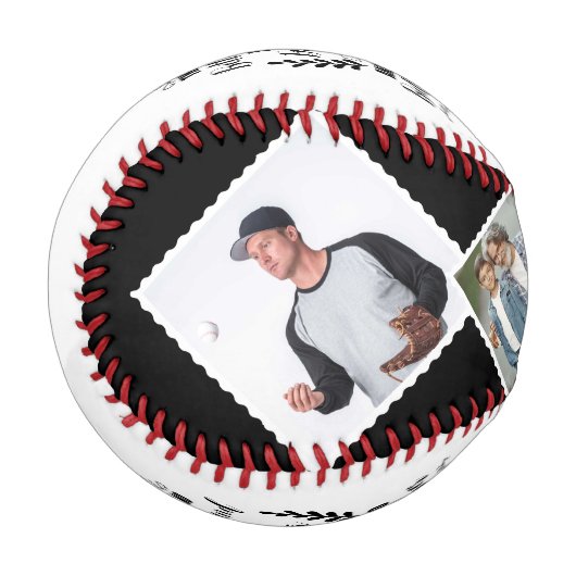 兄または友人からの弟の贈り物へ&写真 野球ボール (正面左)