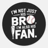 兄を売る私は彼の兄弟ではない私は彼の番号O ラウンドシール (正面)