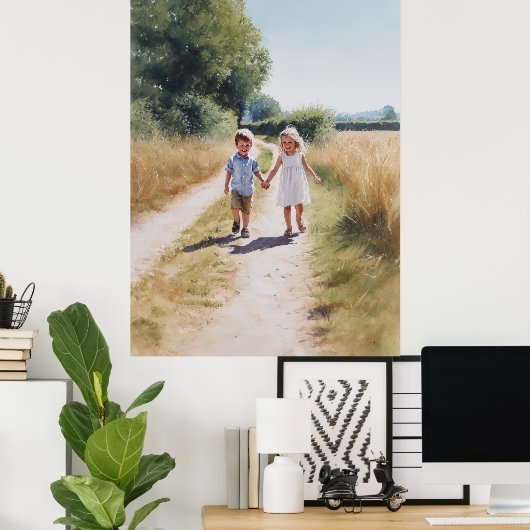 兄妹の愛 ポスター (ホームオフィス)