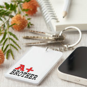 兄弟おもしろいへの贈り物： A+兄弟 キーホルダー (正面右)