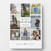 兄弟が友最高の人を写真白番 フォトプラーク (正面)