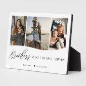 兄弟が友達最高のを作る3 Photo Keepsake フォトプラーク (側面)