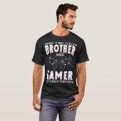 兄弟でゲーマー、ゲームも兄弟も制覇 Tシャツ (正面フル)
