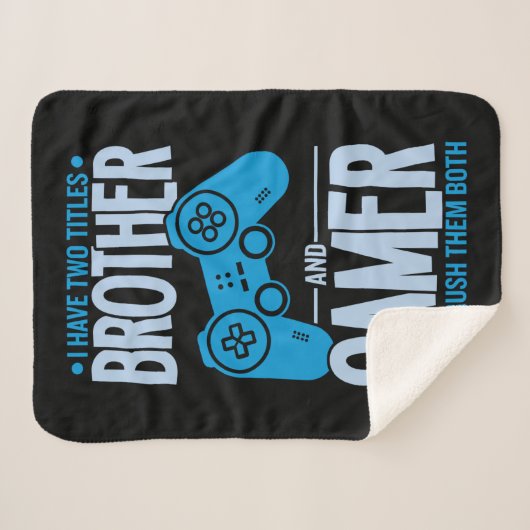 兄弟とゲーマーの2タイトルを粉砕 シェルパブランケット (正面(横))