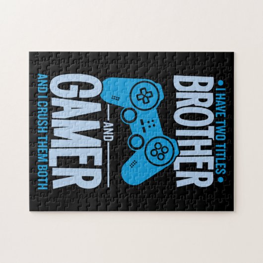 兄弟とゲーマーの2タイトルを粉砕 ジグソーパズル (横)