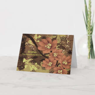 兄弟に別れを告げる カード