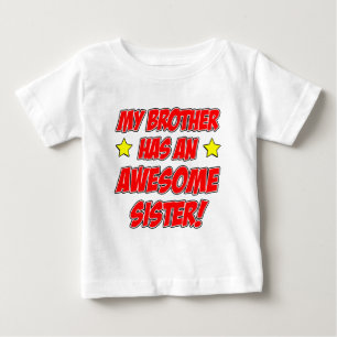 兄弟に妹が素晴らしある ベビーTシャツ
