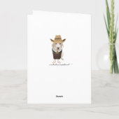 兄弟のためのおもしろい犬または実験室の誕生日 カード (裏面)